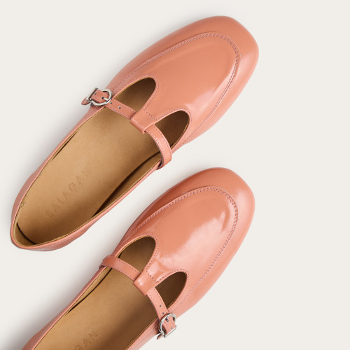 Carina Flats, apricot gloss | Balagan Studio