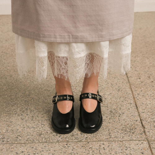 Matilda Heels, glossy black | Balagan Studio