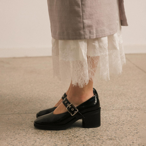 Matilda Heels, glossy black | Balagan Studio