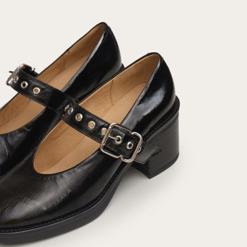 Matilda Heels, glossy black | Balagan Studio