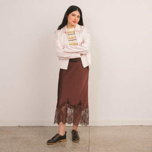 Dolomiti półbuty, brązowy wzór krokodyla | Balagan Studio