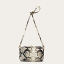 Rofe Bag M, off white python pattern
