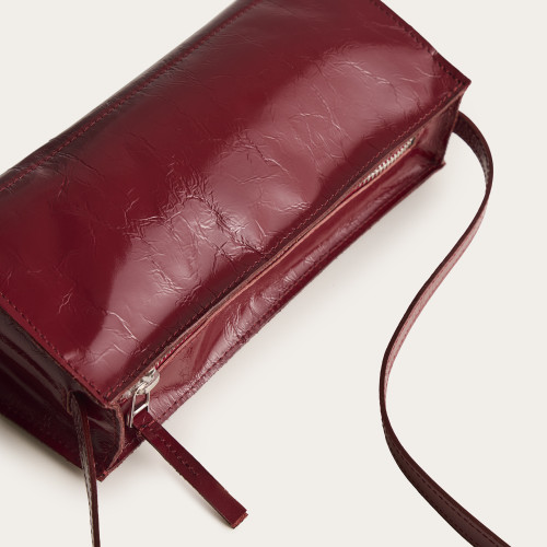Minnie Bag S, glossy bordo | Balagan Studio