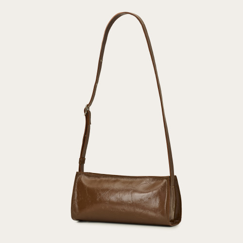 Minnie Bag S, glossy brown | Balagan Studio