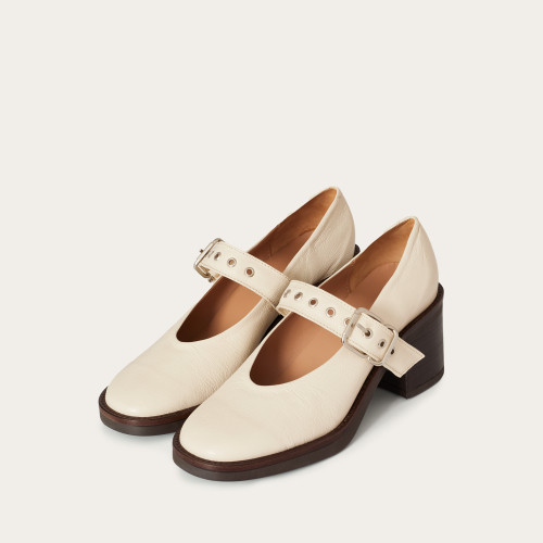 Matilda Heels, cream | Balagan Studio