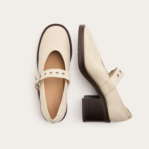 Matilda czółenka, kremowy | Balagan Studio