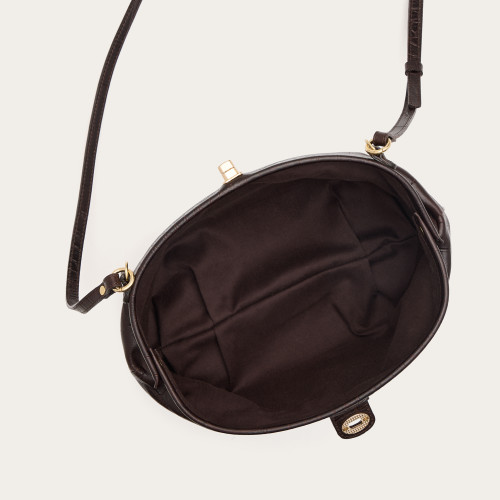 Betty torebka M, brązowy wzór krokodyla | Balagan Studio