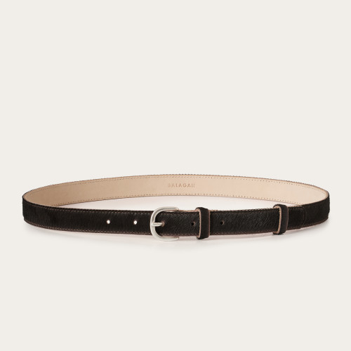 Belt №6, deep brown pony | Balagan Studio