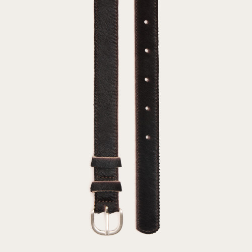 Belt №6, deep brown pony | Balagan Studio