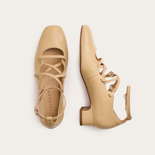 Alis Heels, beige | Balagan Studio