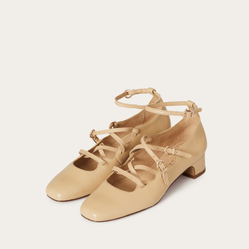 Alis Heels, beige | Balagan Studio