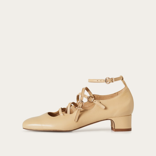 Alis Heels, beige | Balagan Studio