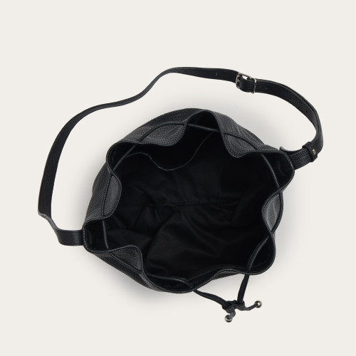 Celia Bag L, black lizard | Balagan Studio