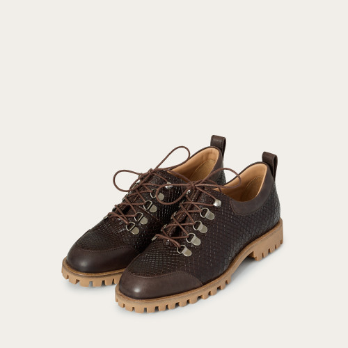 Dolomiti Flats, brown croco| Balagan Studio