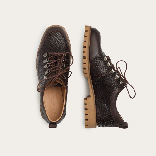 Dolomiti Flats, brown croco| Balagan Studio