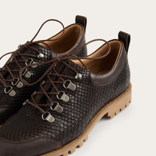 Dolomiti Flats, brown croco| Balagan Studio