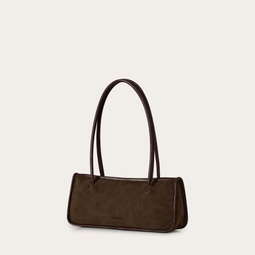 Baguette Bag M, brown velvet | Balagan Studio