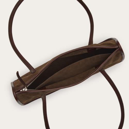 Baguette Bag M, brown velvet | Balagan Studio