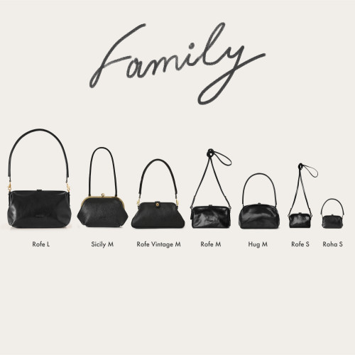 Rofe Bag M, brown velvet | Balagan Studio