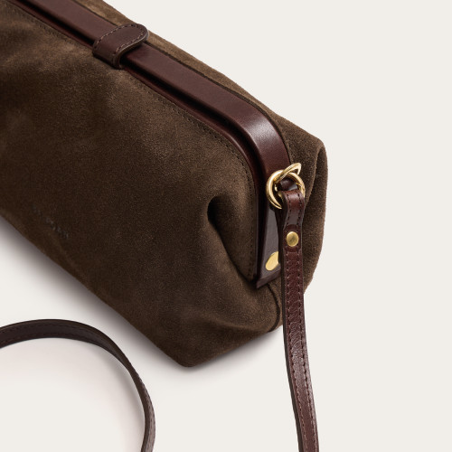 Rofe Bag M, brown velvet | Balagan Studio