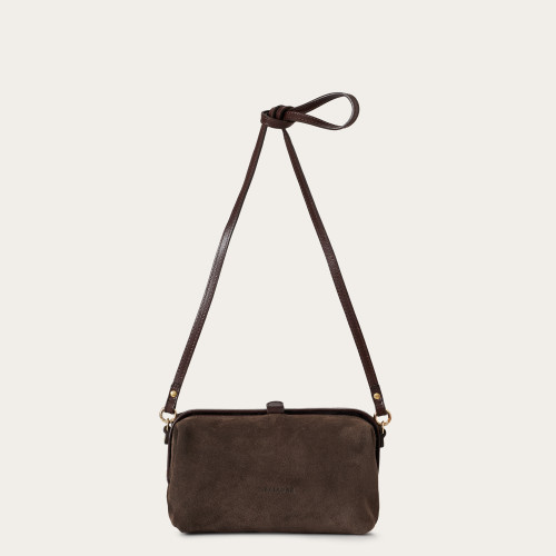 Rofe Bag M, brown velvet | Balagan Studio