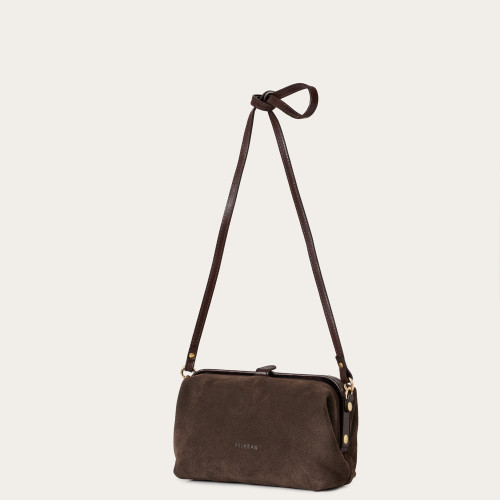 Rofe Bag M, brown velvet | Balagan Studio