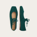 Batsheva Ballerina, dark green velvet