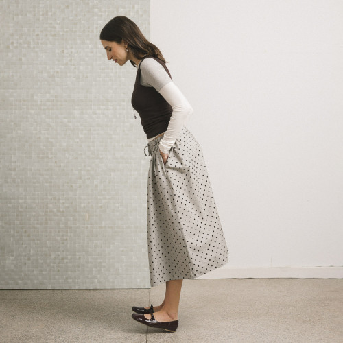 Amalia baleriny, bordowy połysk | Balagan Studio