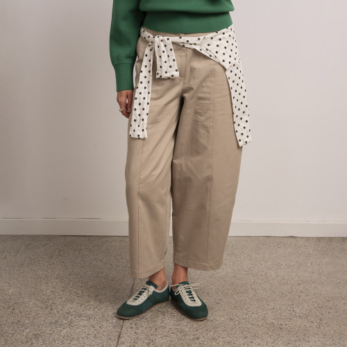 Milano sneakersy, ciemnozielony welur | Balagan Studio