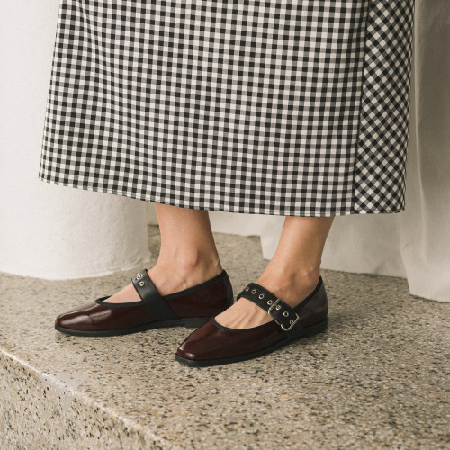 Louisine Ballerina, glossy bordo | Balagan Studio
