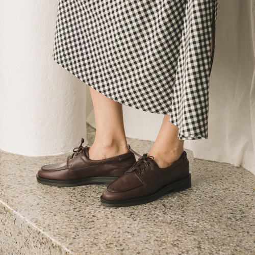 Yacht Flats, deep brown | Balagan Studio