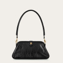 Rofe Vintage Bag M, black croco
