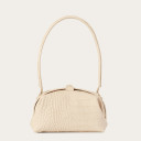 Hug Bag M, cream croco