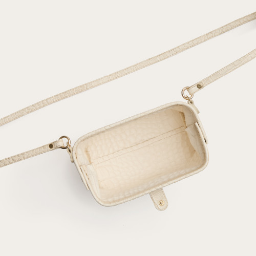 Rofe Bag S, cream croco | Balagan Studio
