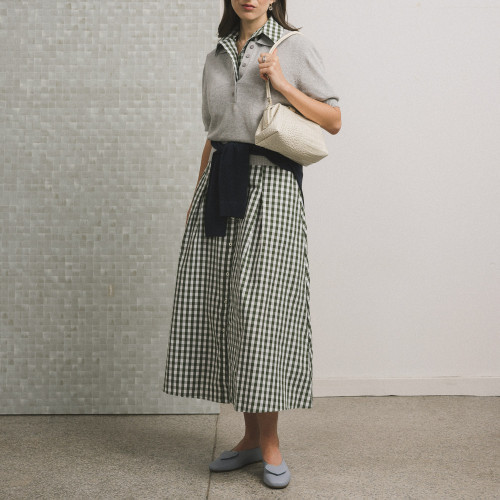 Hug Bag M, cream croco | Balagan Studio