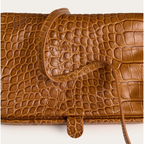 Rofe Bag M, caramel croco | Balagan Studio