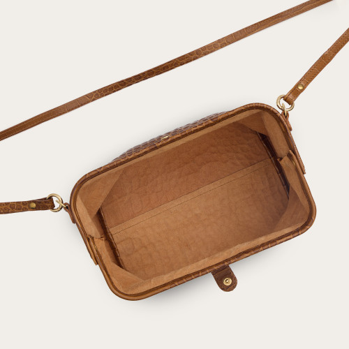 Rofe Bag M, caramel croco | Balagan Studio