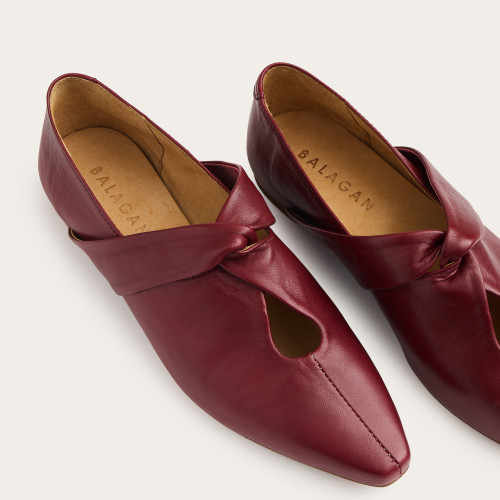 Sylvie baleriny, bordowy | Balagan Studio