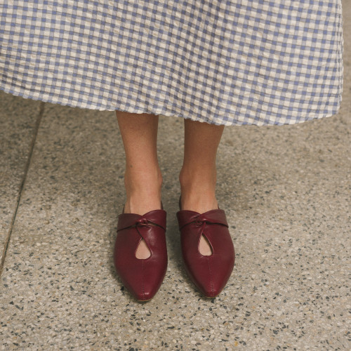 Sylvie baleriny, bordowy | Balagan Studio