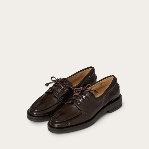Yacht Flats, glossy brown | Balagan Studio