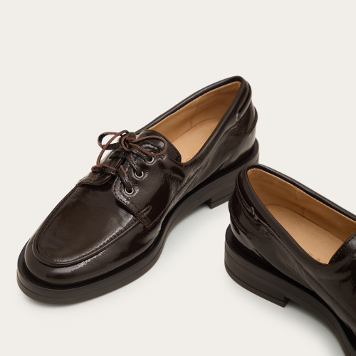 Yacht Flats, glossy brown | Balagan Studio