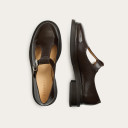 Kaia Flats, glossy brown