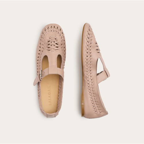 Achla Flats, powder pink| Balagan Studio