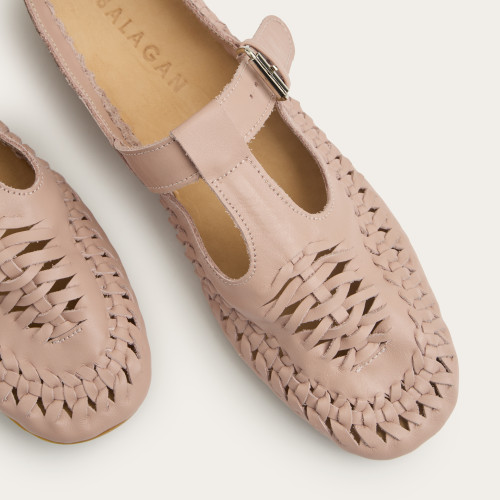Achla Flats, powder pink| Balagan Studio