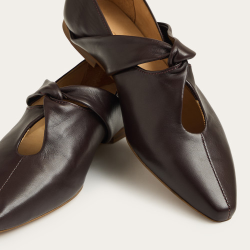 Sylvie baleriny, ciemny brąz | Balagan Studio