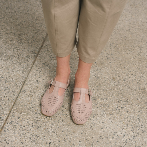 Achla Flats, powder pink| Balagan Studio