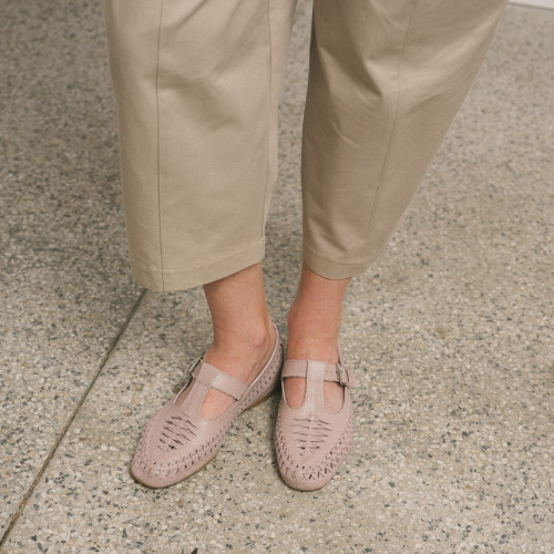 Achla Flats, powder pink| Balagan Studio