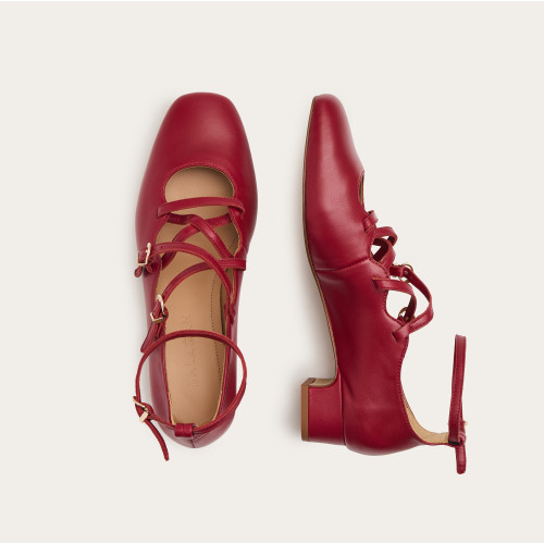 Alis Heels, claret | Balagan Studio