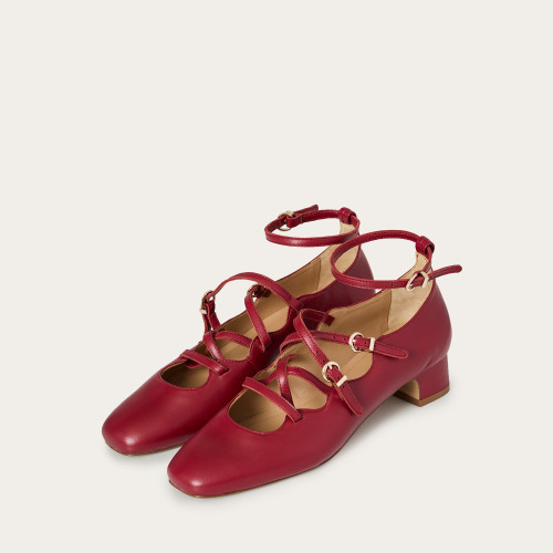 Alis Heels, claret | Balagan Studio