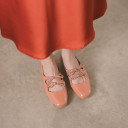 Shirley Ballerina, apricot gloss